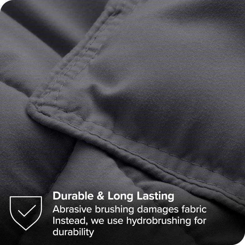 Twin/Twin XL Size All Season Super Soft Down Alternative Comforter Set Grey - Image 5