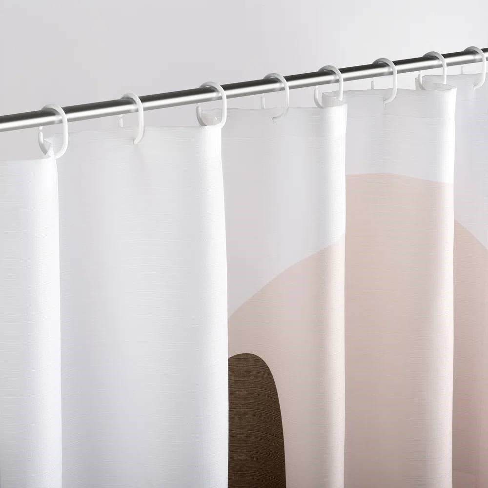 72-in. Desert Cactus Sunset Brown Red Tan Southwest Shower Curtain - Image 5