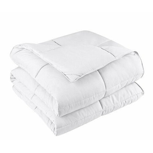 King/Cal King Traditional Microfiber Reversible 3 Piece Comforter Set in White - Image 4
